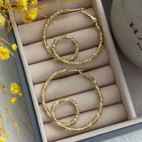 An image of a product called burma halqa sırğa