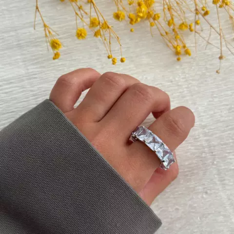 An image of a product called full qaş gümüşü üzük