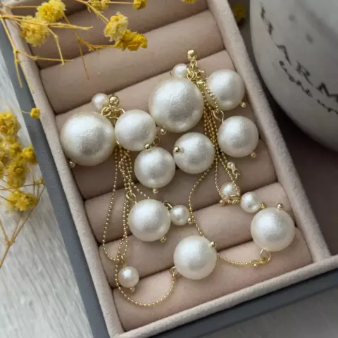 An image of a product called mirvarili sallantılı sırğa