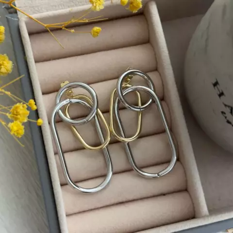 An image of a product called sallantılı mix sırğa