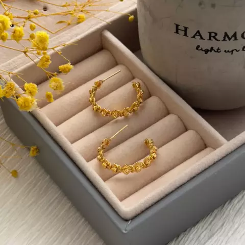 An image of a product called dorika halqa sırğa