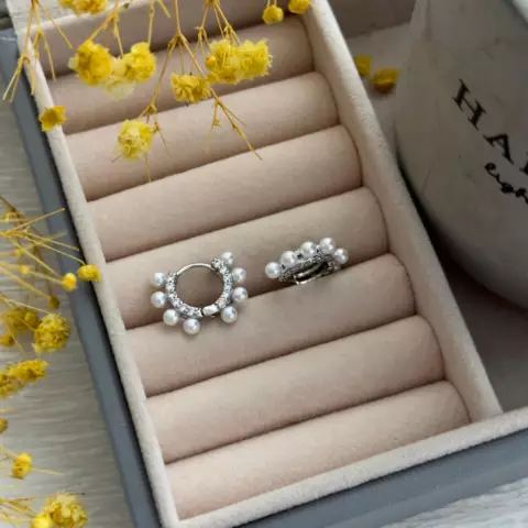 An image of a product called mirvarili mini halqa sırğa