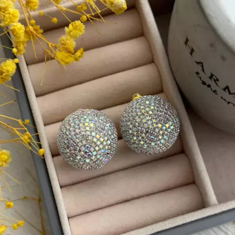 An image of a product called disco topu sırğa